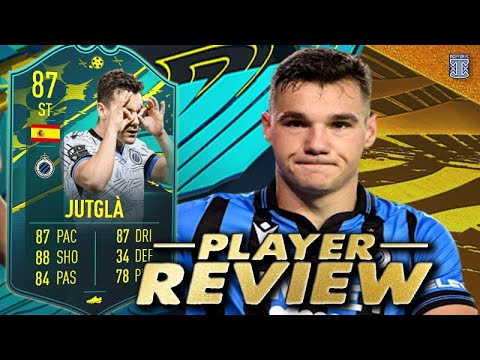 87 PLAYER MOMENTS JUTGLA PLAYER REVIEW SBC FIFA 23 ULTIMATE TEAM