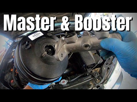 Remove and Replace Brake Booster and Master Cylinder with Brake Bleeding Procedure