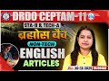 DRDO CEPTAM 11 Classes | DRDO English Classes | Articles | STA B &amp; Tech A | Kiran Mam