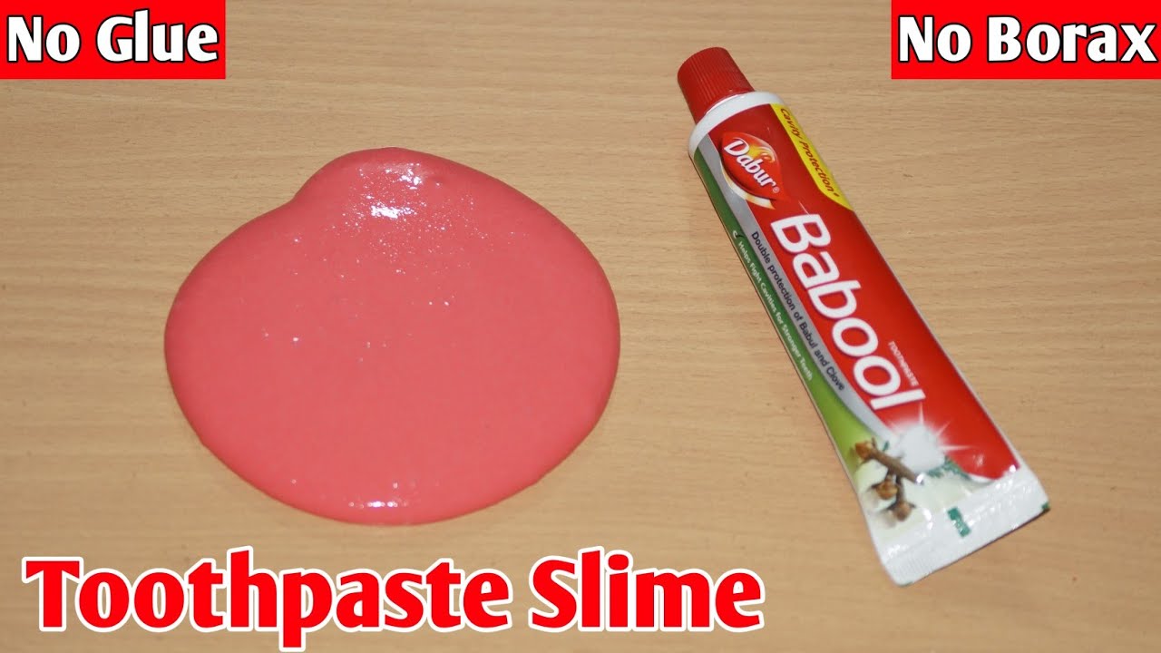 Toothpaste Slime!! How To Make Slime Without Glue Or Borax l How To