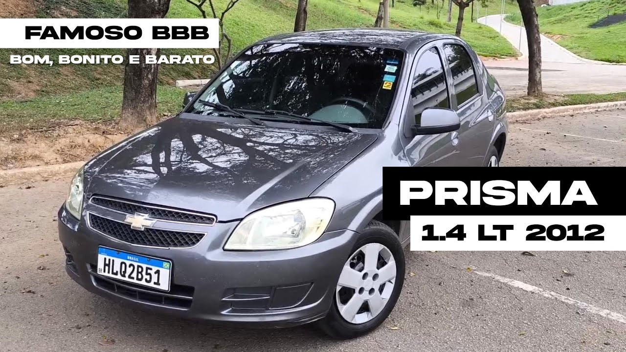 Chevrolet PRISMA LT 1.4 2012 - Bom, bonito e barato! Vale a pena ter um em 2025? Todos detalhes