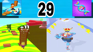 Shortcut Run VS DNA Evolution 3D : GameplayWalkthrough All Levels ( part 29)