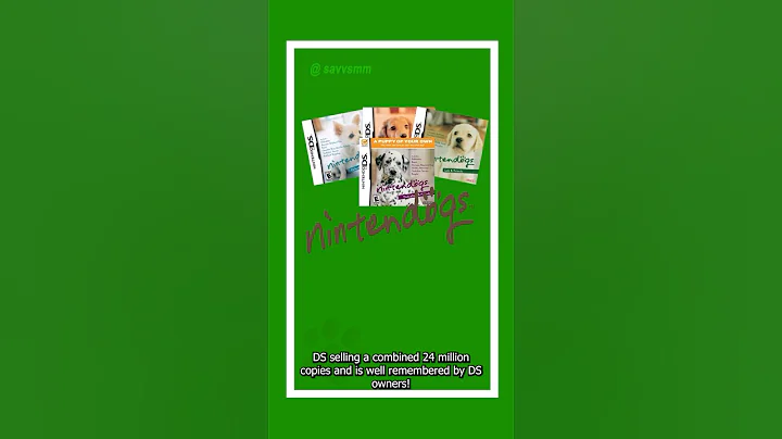 Remember Nintendogs for the Nintendo DS? #Shorts