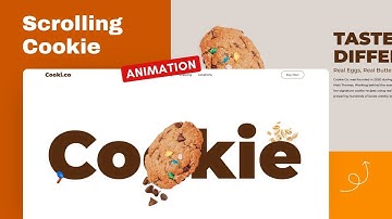 Cookie Scroll Animation with GSAP | Creative Website Tutorial