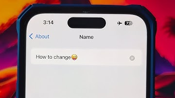 How To Change Device Name on iPhone 15