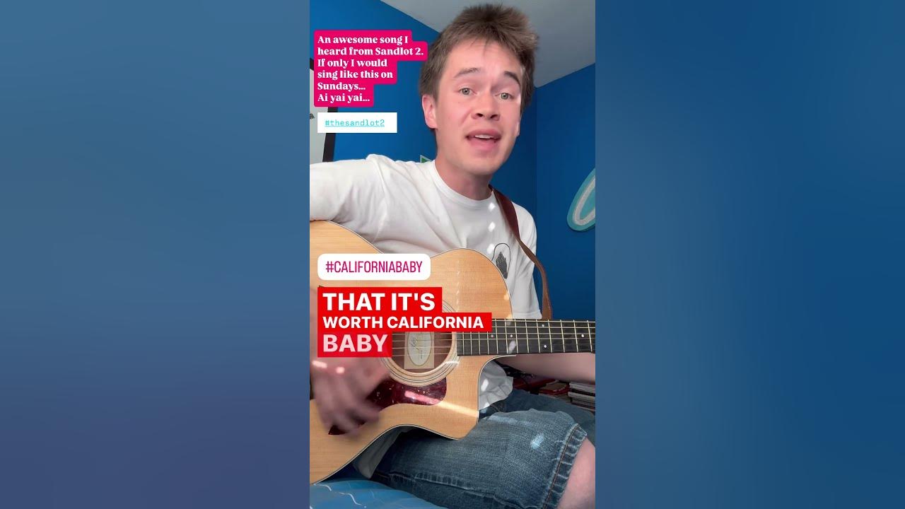 California Baby (Mini Cover) #californiababy #jerryburnham #1995 #thesandlot2 #beachboys #60smusic