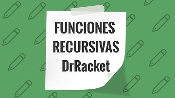 Funciones Recursivas en DrRacket [Link del codigo en la descripción]