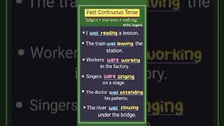 Past Continuous Tense 👩🏻🏫 English Grammar Rules 🤗 Example Sentences For Practice #goviral