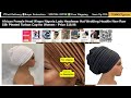 African Female Head Wraps - Nigerian Wedding Headtie, Raw Silk Pleated Turban Cap #AfricanHeadwear