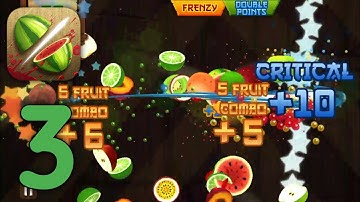 Fruit Ninja - Gameplay Walkthrough Part 3 - Arcade (iOS,Android)