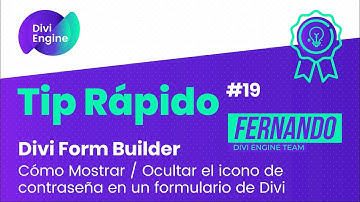 Cómo Mostrar / Ocultar el ícono de ver contraseña en un formulario de Divi