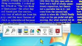Using ZoomText Camera from Rehabmart.com