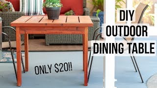 How to make a simple diy outdoor dining table this uses only
structural 2x4 and 2x6 lumber costs $20! get the written tutorial ...