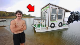 My Houseboat started SINKING! (Facebook Marketplace Find)