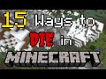 15 Ways to Die in Minecraft