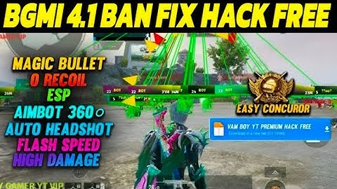 Bgmi 4.1 Esp , Aimbit Hack 🤯 || Magic bullet No recoil , Esp , Aimbot #trending #bgmi #hackers #3d 