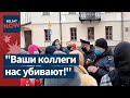 Гродненцы не дают милиции разогнать акцию памяти Романа Бондаренко