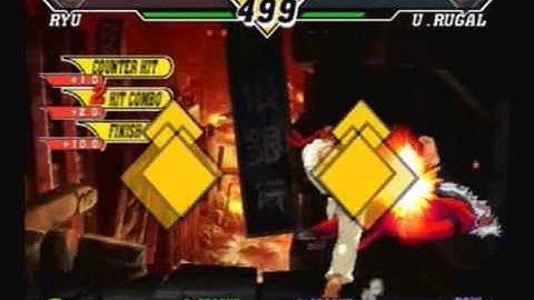 Capcom vs SNK 2: Ryu vs U. Rugal