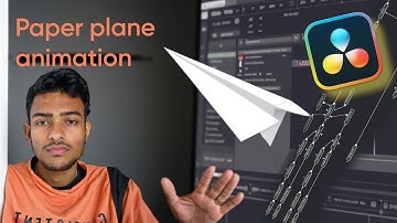 Paper Airplane Animation | DaVinci Resolve @EliableFX @CaseyFaris