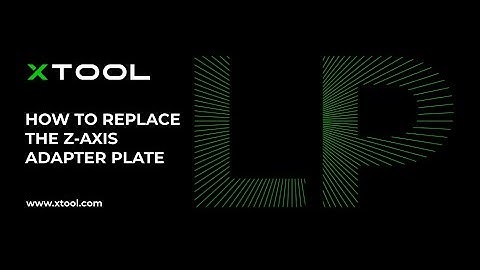 How to replace the Z-axis adapter plate