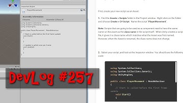 [Unity] Enchanted Lands Devlog #257 - John Lemon pt 17:  Script doctor