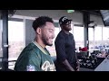 NFL Players Take On Topgolf | Efe Obada vs Jack Crawford feat. Josh Denzel | NFL UK