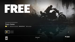 How to get Days Gone Free on PlayStation | PS4