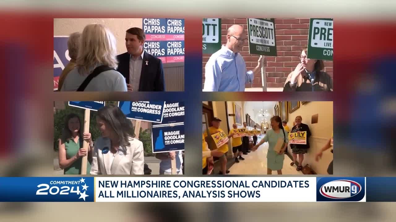 Analysis shows all top New Hampshire congressional candidates were millionaires