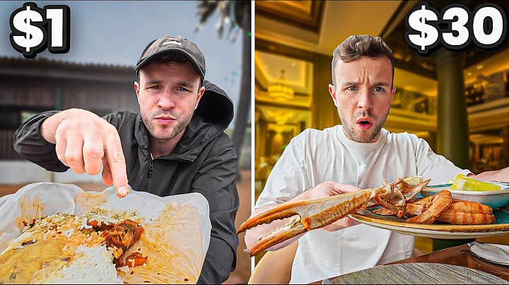 $1 Street Food vs $30 Luxury Hotel Buffet 🇱🇰