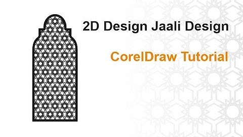 Jaali Design | CorelDraw Tutorial # ZMS DESIGN HUB