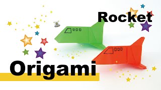 【Origami 折り紙】Rocket 〜ロケットに乗って宇宙旅行！〜