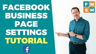 Facebook Business Page Settings Tutorial