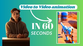 Video to Video animation in just 60 seconds | Create animated videos With Ai