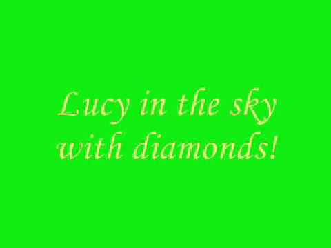 The Beatles - lucy in the sky with diamonds lyrics