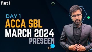 Crack the ACCA SBL March 2024 Exam | ACCA SBL Pre-seen March 2024 | Part 1