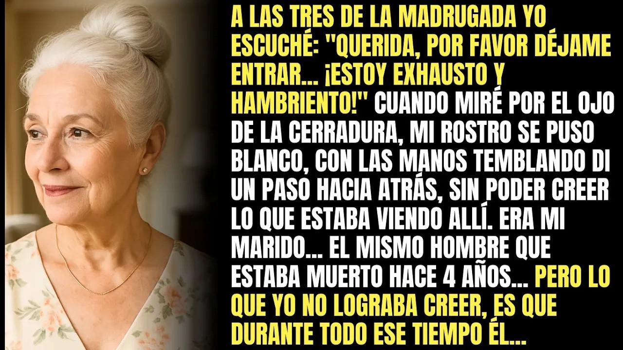 De Madrugada, Escuché La Voz De Mi Marido, Que Había Fallecido  Me Quedé Sin Creer Al Descubrir…