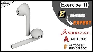 Exercise 11 Airpod | Beginner to Expert | Fusion 360 |AutoCAD| #halloweenswain#fusion360#3d#tutorial