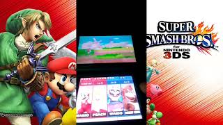 Super Smash Bros. 3Ds - Team Battle - Fire Mario, Fire Peach Vs Dk, Wario