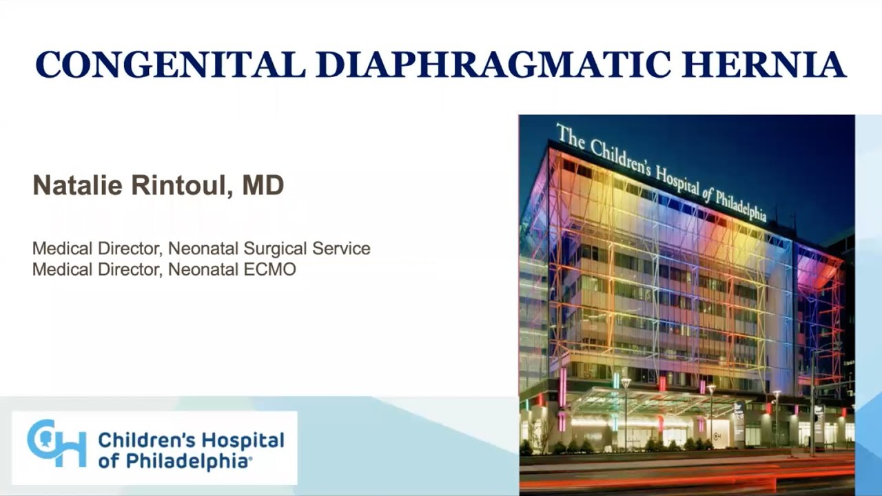 Max Rintoul Congenital Diaphragmatic Hernia - Dr. Rintoul - Online with Experts ...