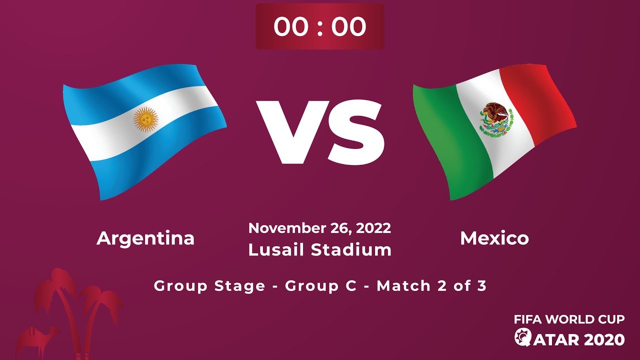 🔴 FIFA World Cup 2022 | Argentina Vs Mexico Live Match game - YouTube