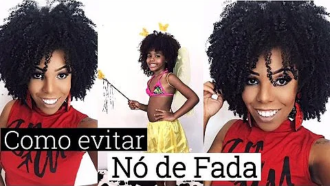 Como diminuir os nós no cabelo?