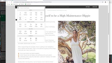 How to format a blog post in SquareSpace