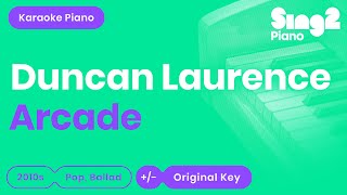 Duncan Laurence - Arcade (Karaoke Piano)