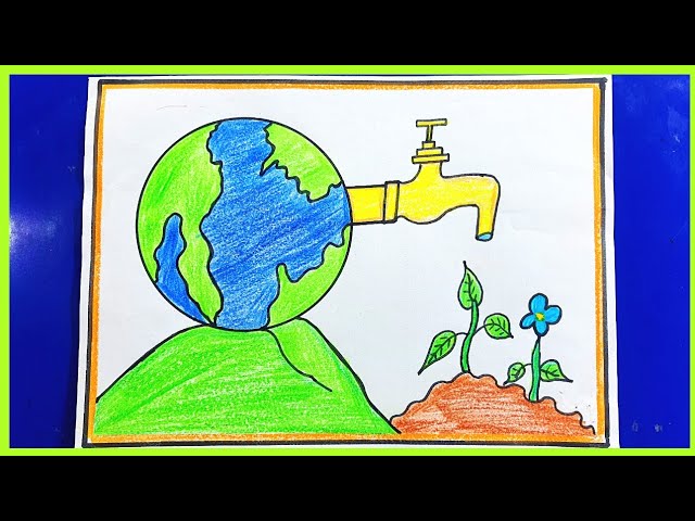 save electricity drawing | conservation of energy poster | save energy,  save earth poster/drawing | - YouTube