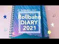 【Rollbahn】ロルバーンダイアリー2021ゲットしました。ついでに来月のカレンダーも作る。