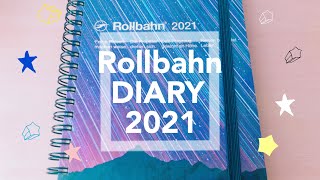 【Rollbahn】ロルバーンダイアリー2021ゲットしました。ついでに来月のカレンダーも作る。