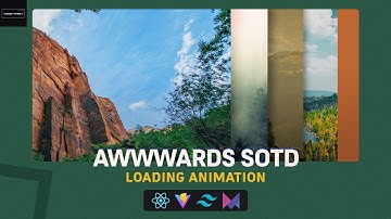 Loading animation transition  | Awwwards website SOTD | React Js - Framer motion