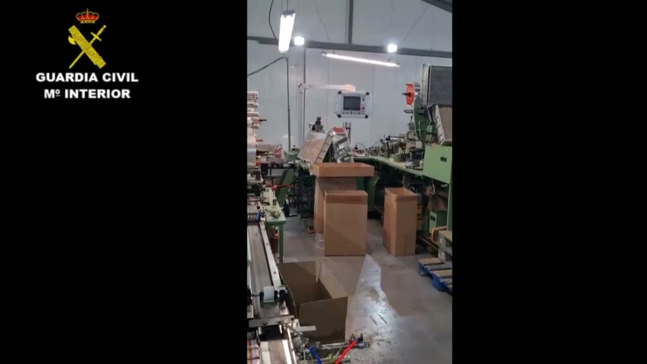 Operación contra el contrabando de tabaco en Los Corrales