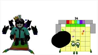 (Temporada 13 - Episódio 10) O Thiago Bateu No Numberblocks 34 E Ficou De Castigo