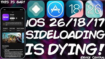 iOS 26 / 18.6.2 - 17 SIDELOADING Is DYING! Here